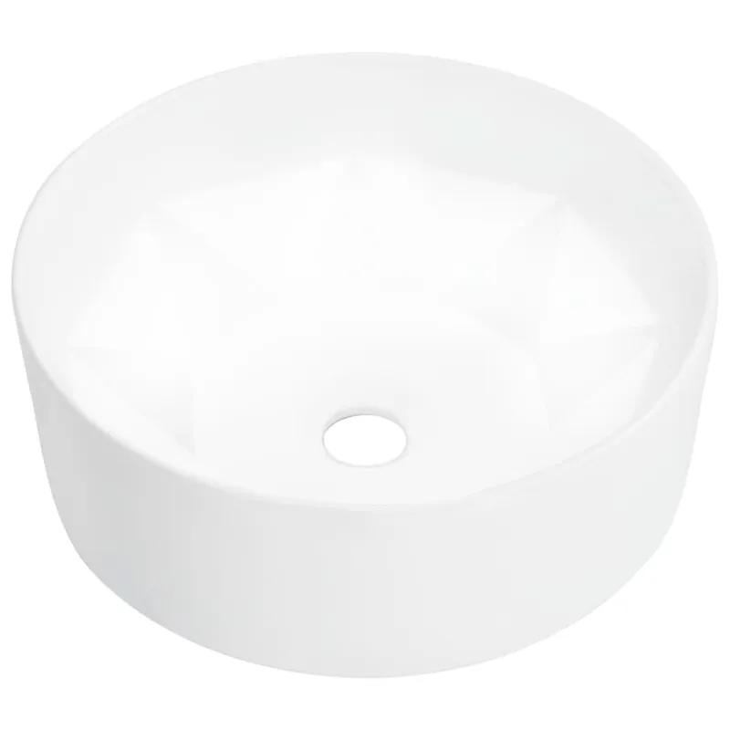 vidaXL Lavandino 36x14 cm in Ceramica Bianco Koopje