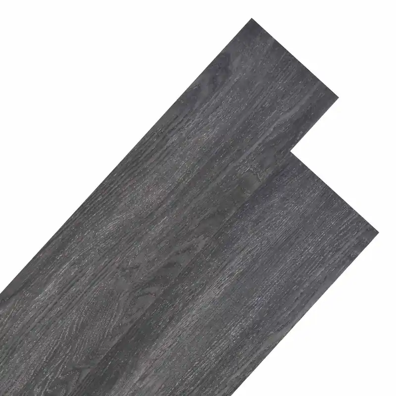 vidaXL Tavole per Pavimenti 18 pcs Nero e Bianco 5,26 m² PVC Seizoensaanbieding