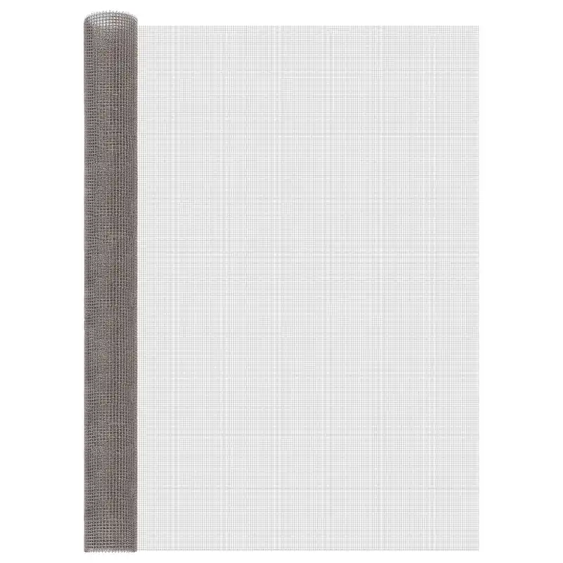 vidaXL Rete per schermatura 120 x 200 cm 3 Mesh Argento Beste Prijs