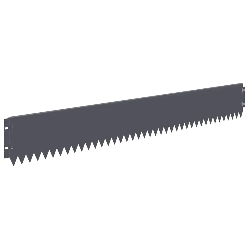 Actieprijs vidaXL Bordura per Prato 10 pcs 103 x 15 cm Acciaio Antracite