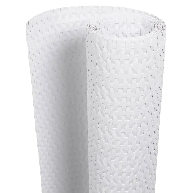Beperkt Aanbod vidaXL Schermi da Balcone 10 pz Bianchi 255x19 cm in Polyrattan