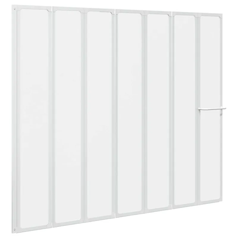 7 Pannelli pieghevoli con porta-asciugamano 140 x 168 cm doccia bagno Koop Online