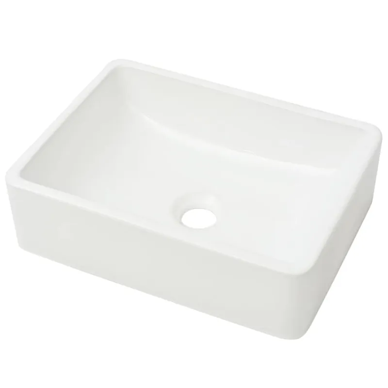 vidaXL Lavandino in Ceramica Bianca 41x30x12 cm Koop Vandaag