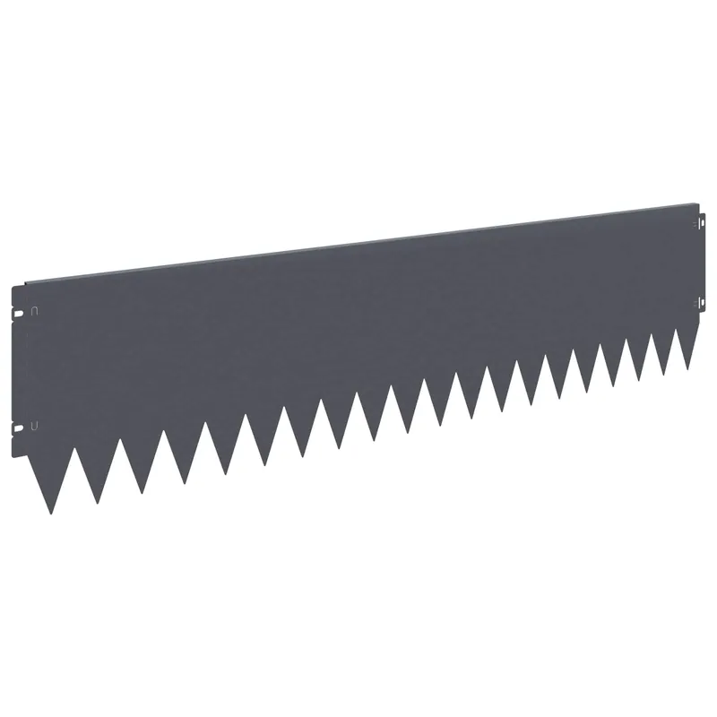 Shop Nu vidaXL Bordura per Prato 20 pcs 103 x 25 cm Acciaio Antracite