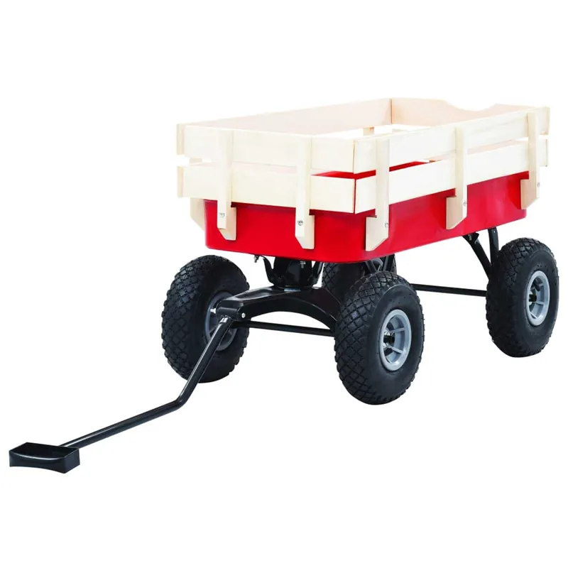 vidaXL Carrello a Mano 150 kg Rosso Gereduceerde Prijs