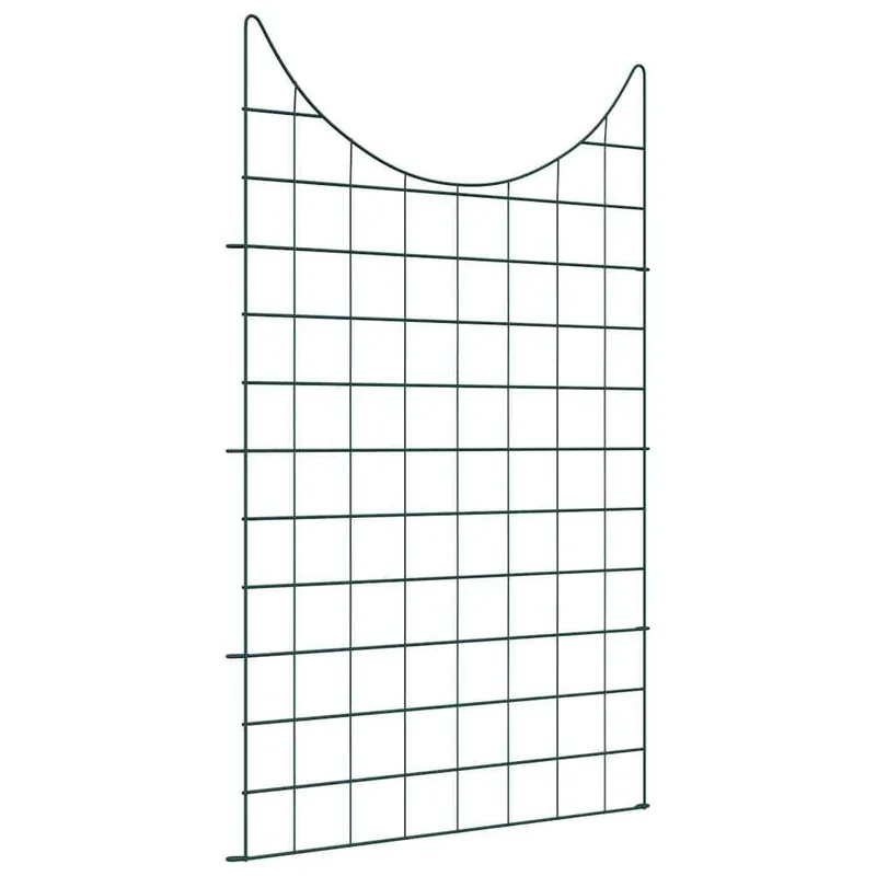 vidaXL Set di Recinzione per Stagno 8 pcs Verde 50 x 80 cm Acciaio Voordeelprijs