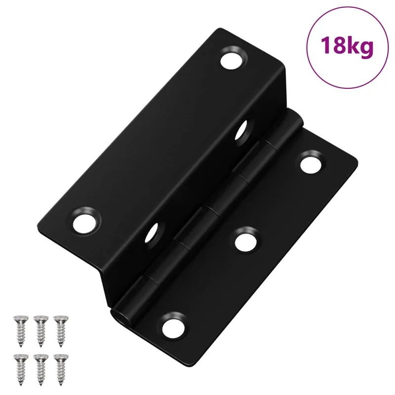 vidaXL Cerniera 537 pcs Nero 38 x 17 x 60 mm Ferro Lage Prijs