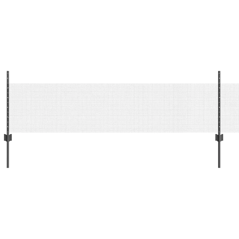 Exclusieve Aanbieding vidaXL Recinzione in rete saldata con pali 25 x 0,5 m Acciaio zincato