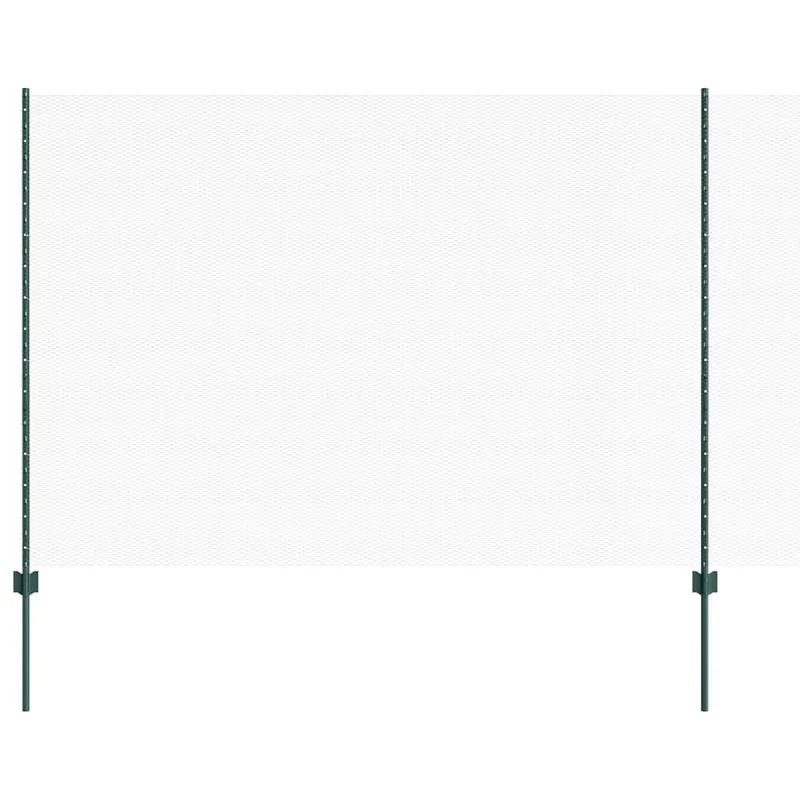 Premium vidaXL Recinzione esagonale con palo 25 x 1,6 m Verde Rete