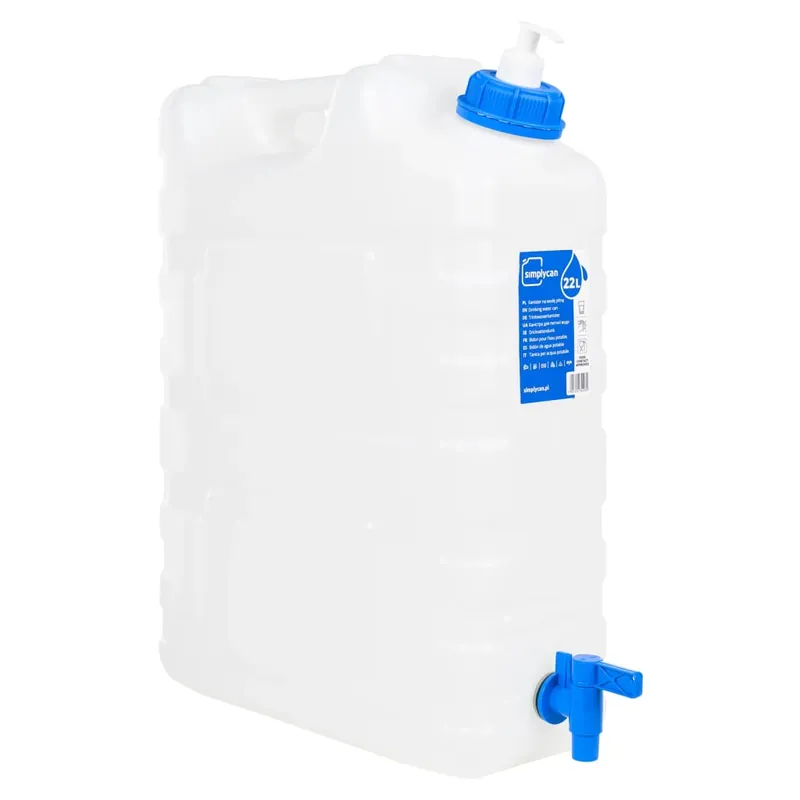 Merkproduct vidaXL Contenitore Acqua Rubinetto e Dispenser Sapone 20 L in Plastica