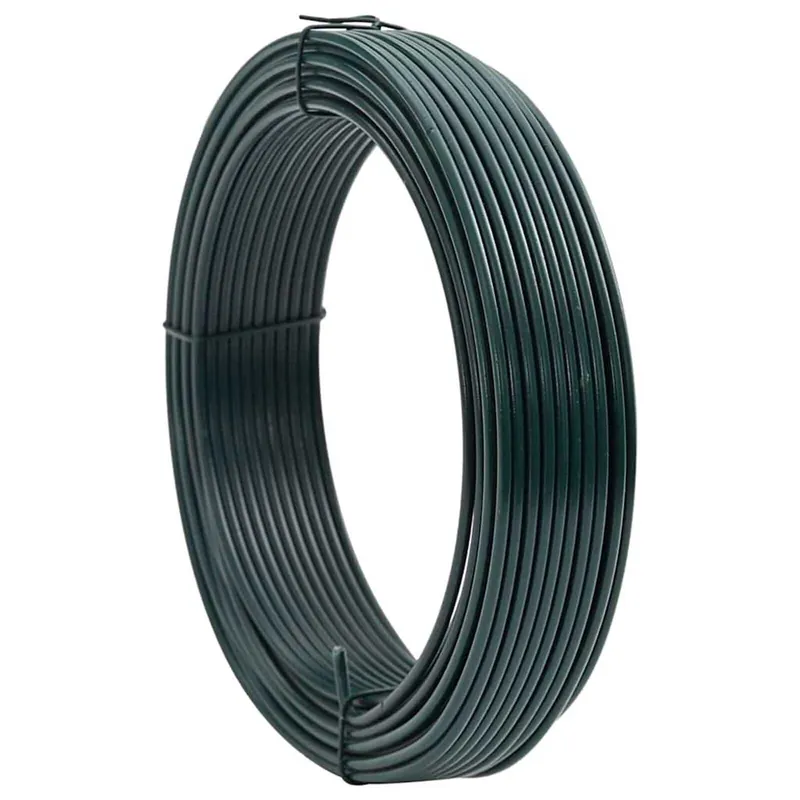 vidaXL Filo di recinzione Verde 80 m PVC Direct Beschikbaar