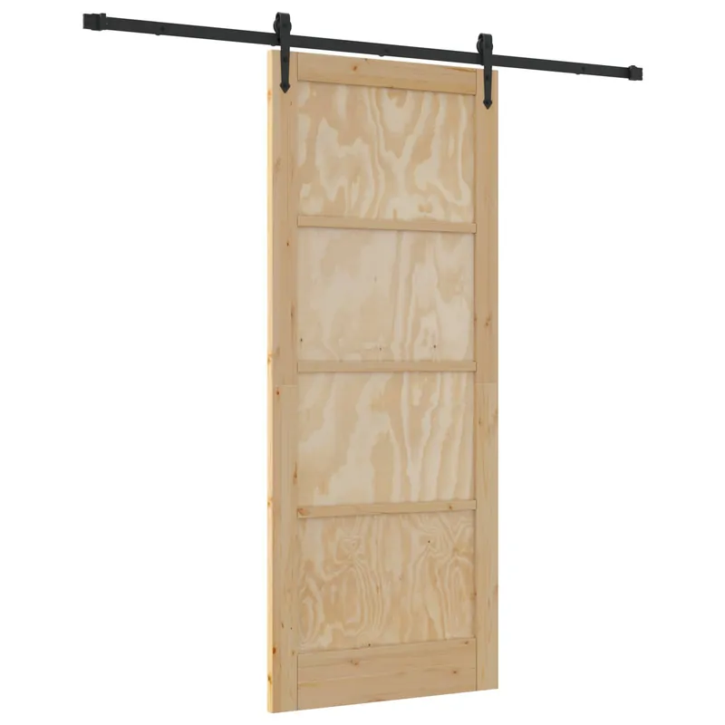 Betaalbaar vidaXL Porta scorrevole ORKDAL Naturale 86 x 211 cm
