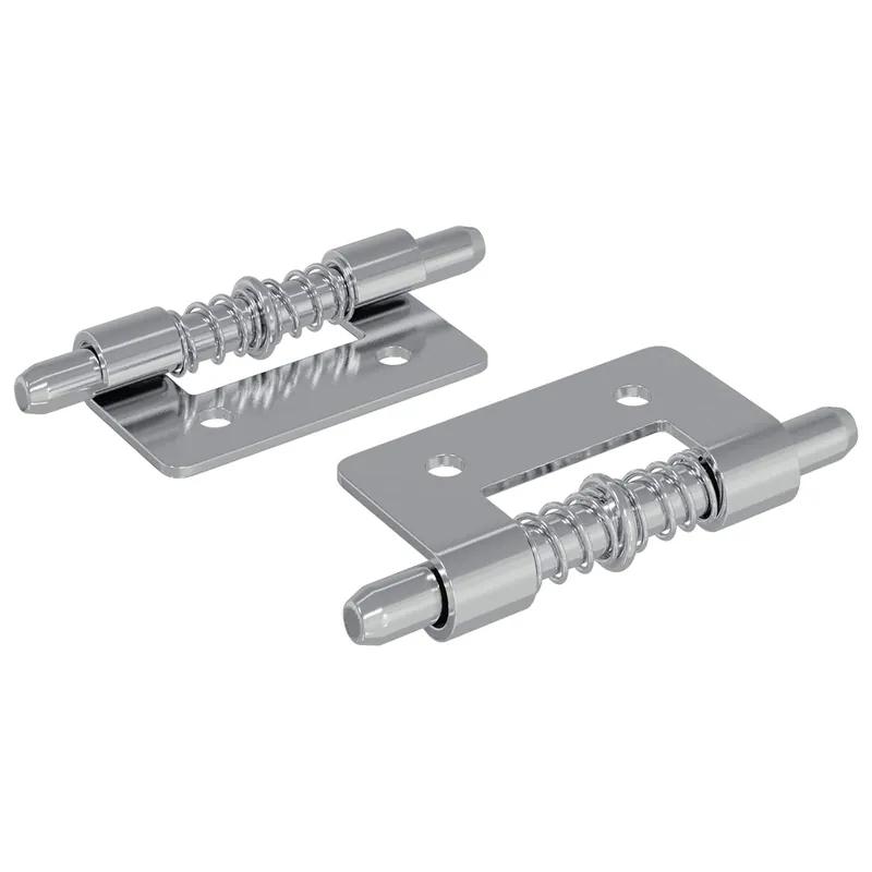 vidaXL Chiusura 2 pcs Argento 46 x 17 x 1,2 mm Acciaio Betaalbaar