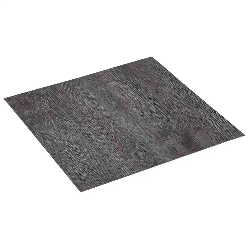 vidaXL Tavole per Pavimenti 5,11 m² 55 pcs PVC Nero e Grigio Op = Op