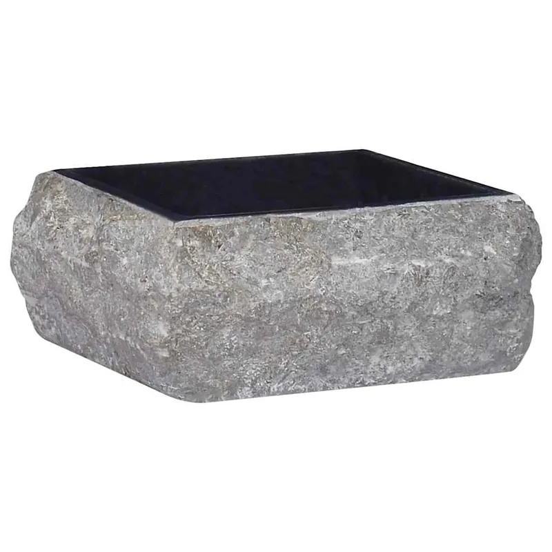 vidaXL Lavandino Nero 30x30x13 cm in Marmo Alleen Vandaag