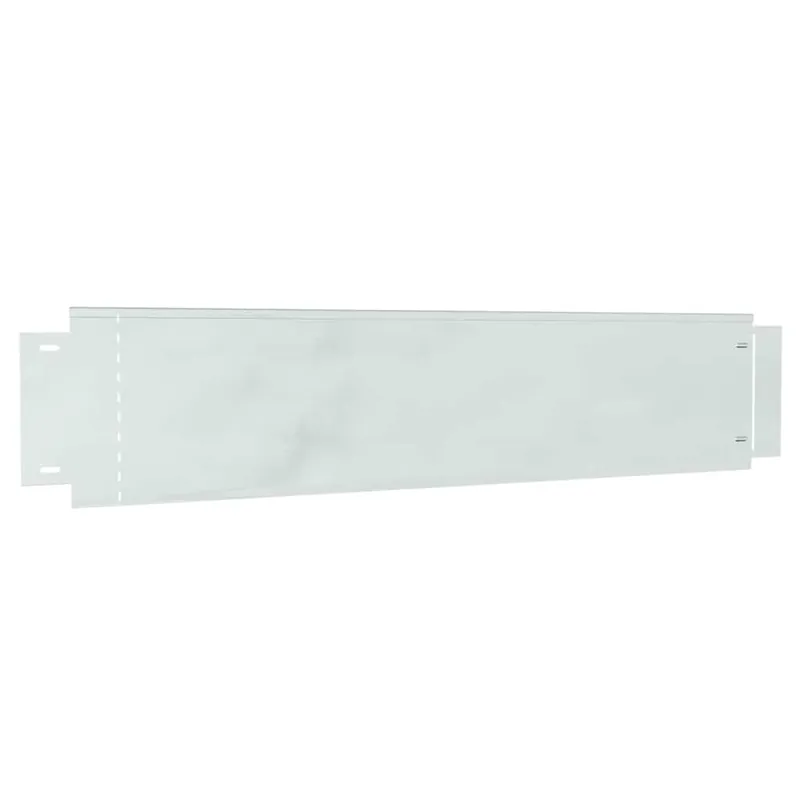 Finale Uitverkoop vidaxl Recinzione prato Colore Zincato 100 x 20 x 0.07 cm