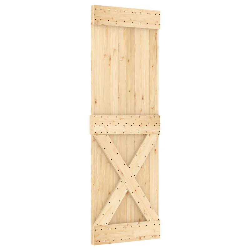 Aanbieding vidaXL Porta NARVIK Naturale 70 x 210 cm Legno di pino solido