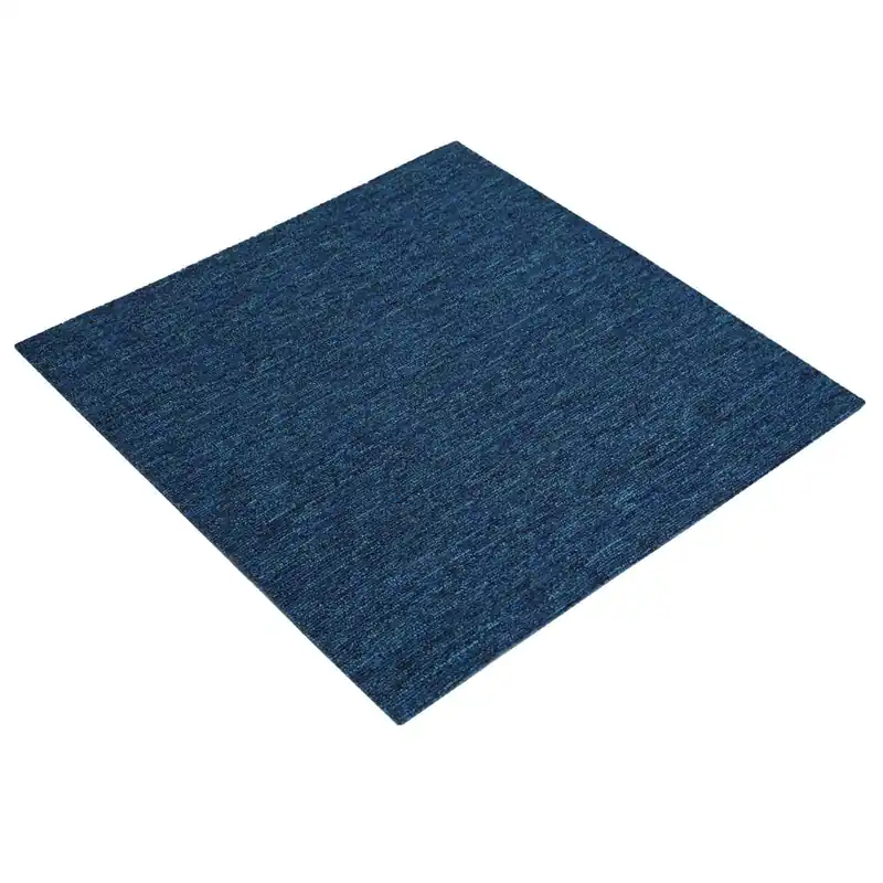vidaXL Piastrella per Tappeto Blu 50 x 50 cm 20 pcs PP e Bitume Laatste Versie