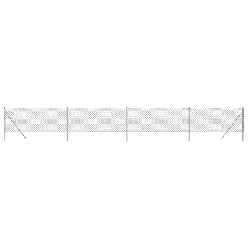 Uitverkoop vidaXL Recinzione a Rete Argento 1x10 m