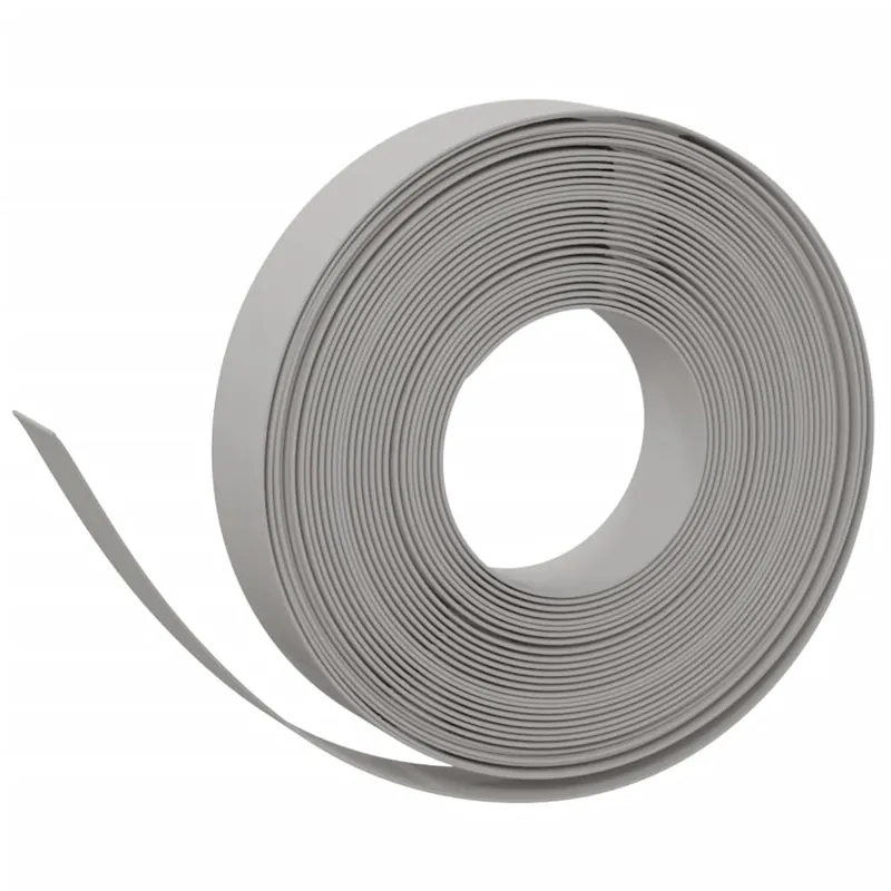 Must-Have vidaXL Bordatura da Giardino Grigia 10 m 10 cm in Polietilene
