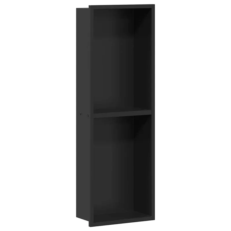 Op = Op vidaXL Nicchia per doccia Nero 60 x 20 x 9,5 cm Acciaio inossidabile
