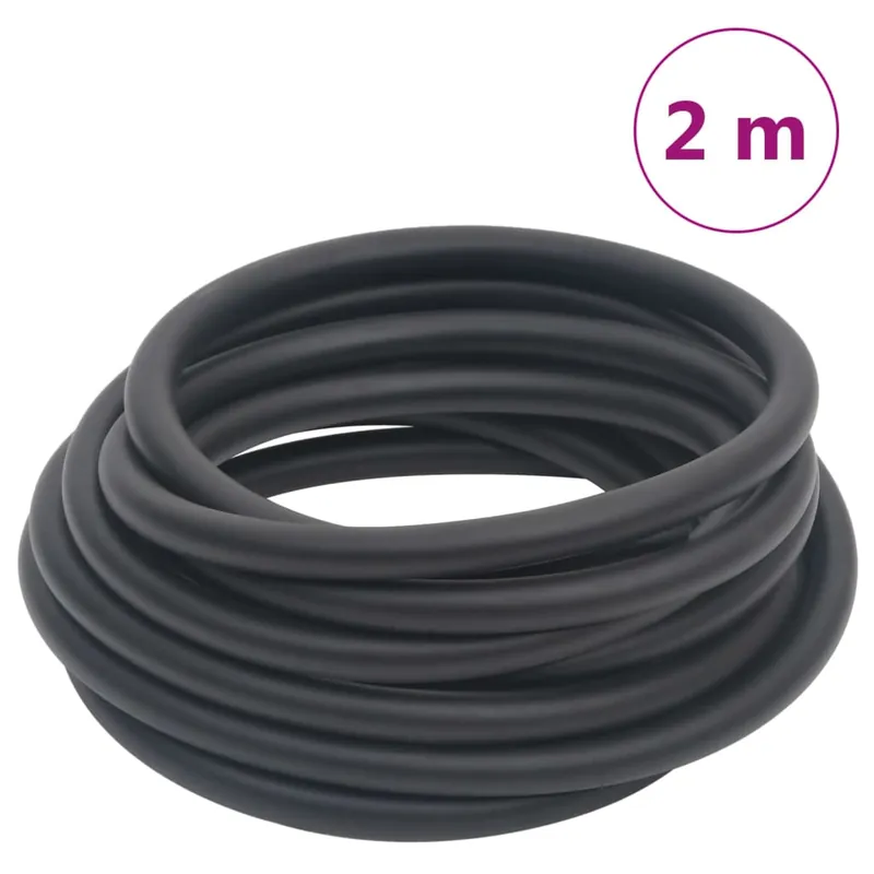 Voordeelprijs vidaXL Tubo Aria Ibrido Nero 0,6" 2 m in Gomma e PVC