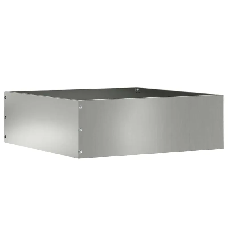 vidaXL Bordura per Prato Argento 40 x 40 x 13 cm Acciaio zincato Favoriet