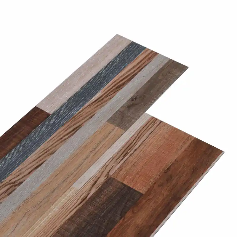 Gereduceerde Prijs vidaXL Tavole per Pavimenti 18 pcs Multicolore 5,26 m² PVC