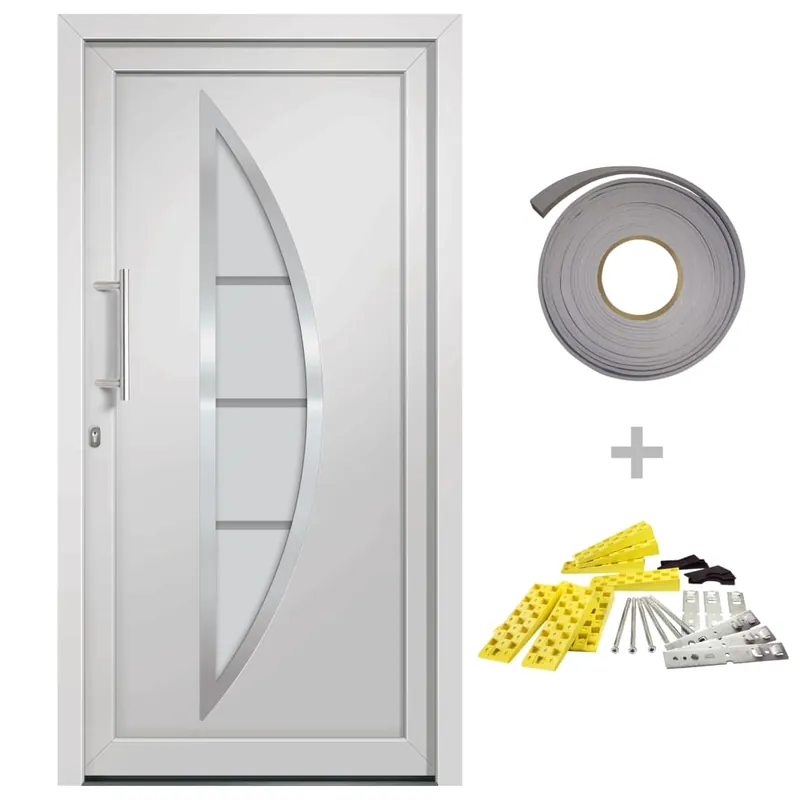 vidaXL Porta di Ingresso Bianca 88x200 cm Weekendaanbieding