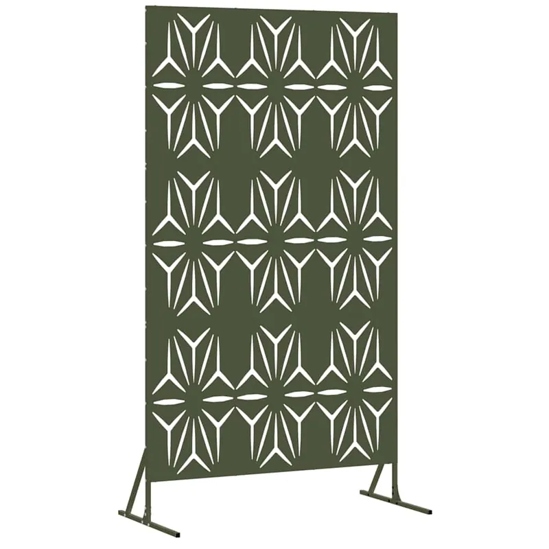 Nu Kopen vidaXL Schermo per Privacy 100 x 50 x 180 cm Acciaio Verde Oliva