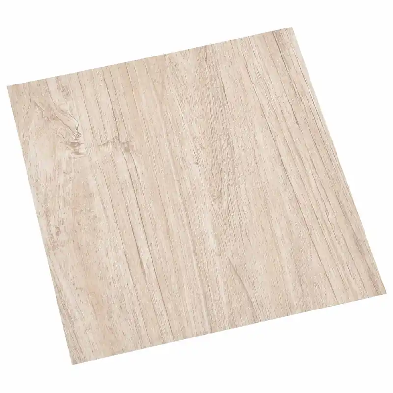 Laatste Versie vidaXL Tavole per Pavimenti 5,11 m² 55 pcs PVC Bianco e Colore Legno