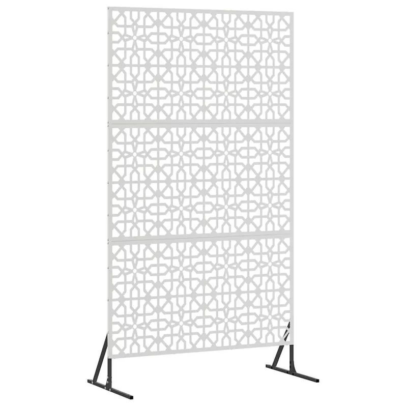 vidaXL Schermo per Privacy 100 x 50 x 180 cm Acciaio Inox Argento Favoriet