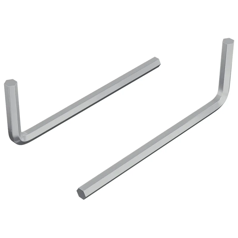 vidaXL Chiave Esagonale 2 pcs Argento 20 x 52 mm Acciaio Dagaanbieding