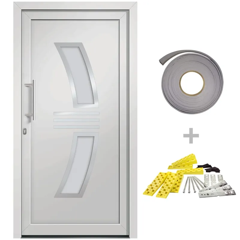 Gecertificeerd vidaXL Porta di Ingresso Bianca 88x200 cm