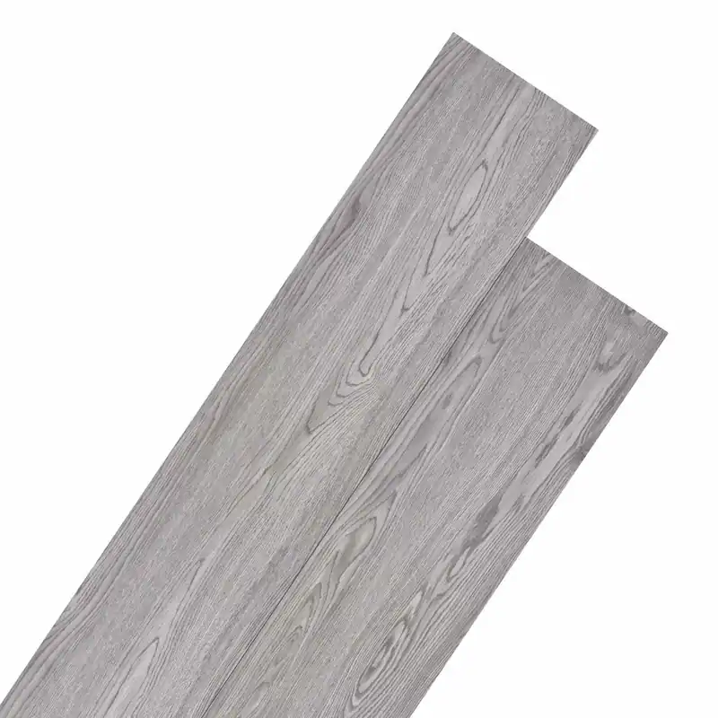 vidaXL Tavole per Pavimenti 18 pcs Grigio scuro 5,26 m² PVC Exclusieve Aanbieding