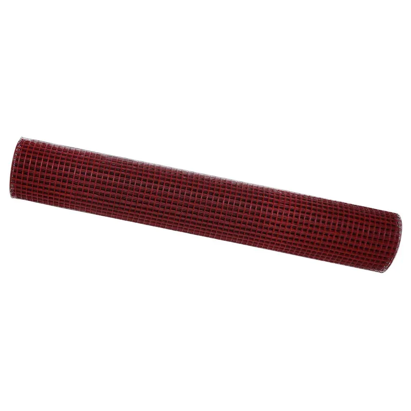 Gecertificeerd vidaXL Recinzione in Rete Saldato 1000 x 150 cm Rosso
