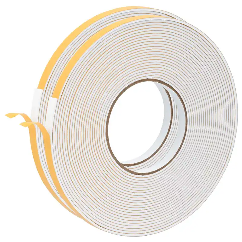 vidaXL Nastro adesivo in schiuma 2 pcs Bianco 10mm x 10m Schiuma CR Lage Prijs