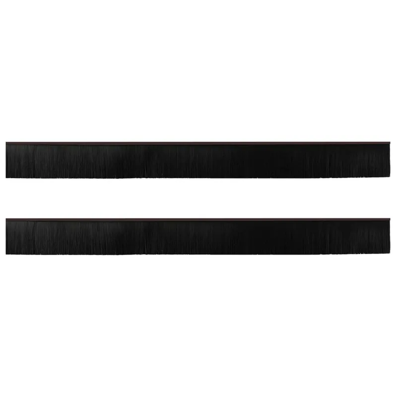 vidaXL Spazzole per porte autoadesive 2 pcs Marrone 100 cm Beperkt Aanbod