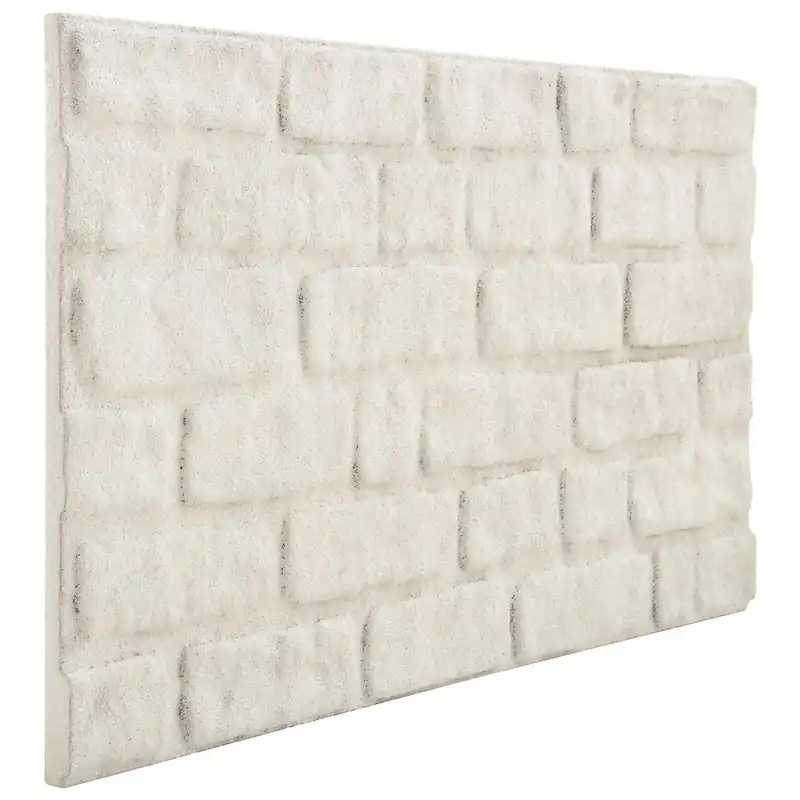 Aanbieding vidaXL Pannelli da parete 10 pcs Bianco 100 x 50 cm Schiuma EPS