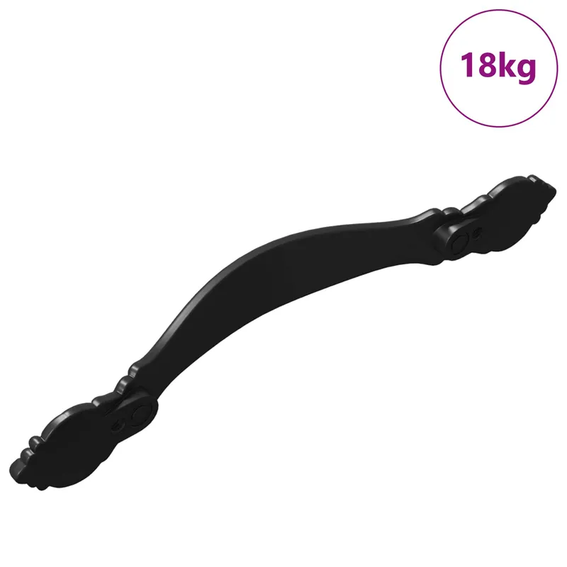 vidaXL Manico 968 pcs Nero Lega di Zinco Beste Prijs