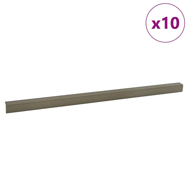 Laatste Versie vidaXL Paragradini 10 pcs Champagne 67 x 3.5 x 3 cm Alluminio