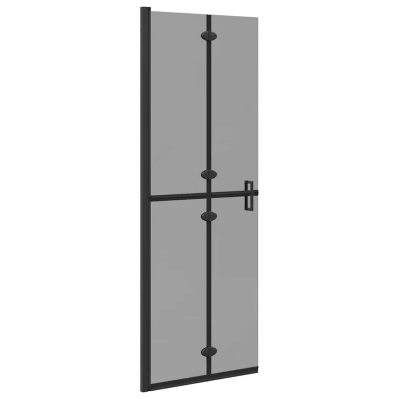 Betaalbaar vidaXL Parete doccia walk-in Nero 70 x 6,5 x 190 cm