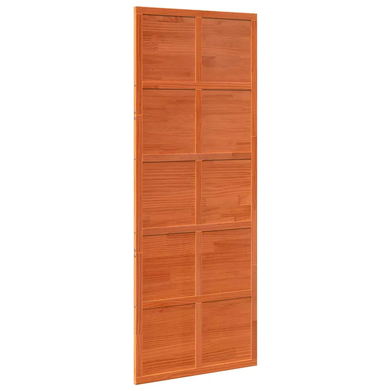Populair vidaXL Porta del fienile Marrone cerato 80 x 208 cm