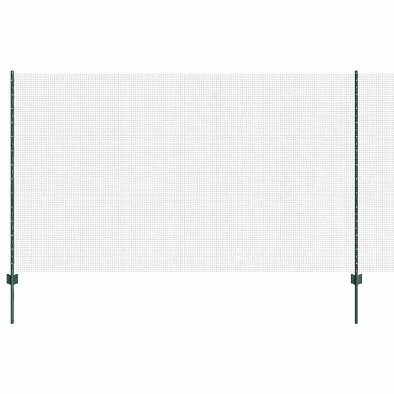 Weekendaanbieding vidaXL Recinzione in rete saldata con pali 25 x 1,4 m Verde Rete