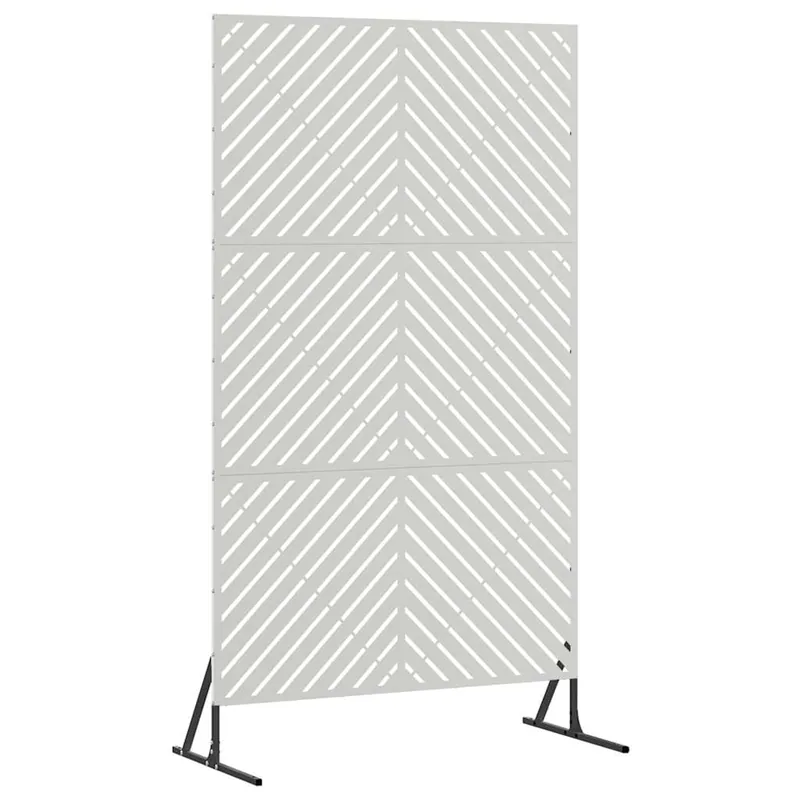 vidaXL Schermo per Privacy 100 x 50 x 180 cm Acciaio Inox Argento Tijdelijk Beschikbaar