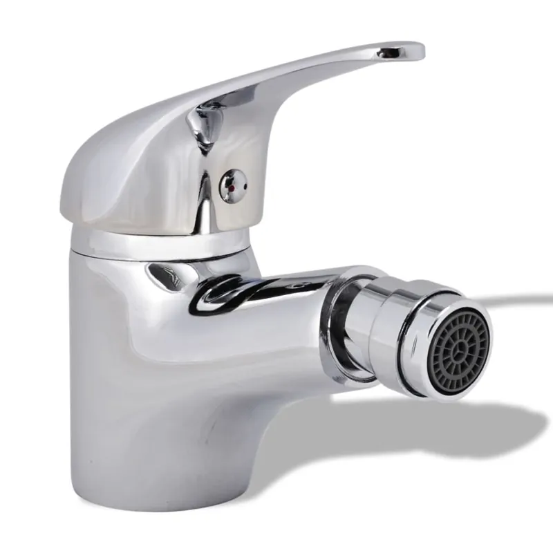Goedkoop vidaXL Rubinetto Miscelatore da Bagno e Bidet Cromo