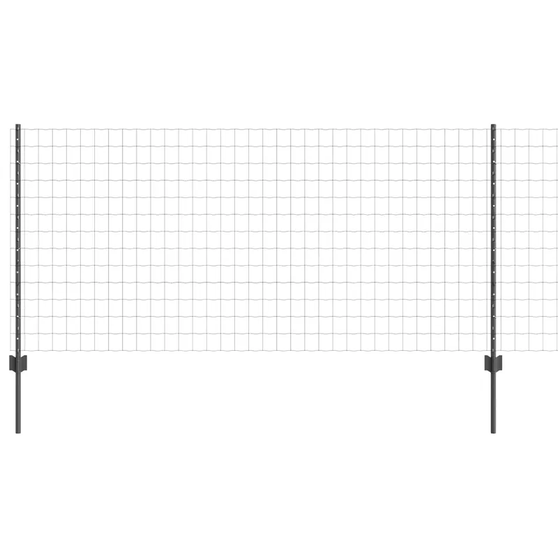 vidaXL Recinzione Euro con palo 25 x 1 m Acciaio rivestito in PVC Rete Superprijs