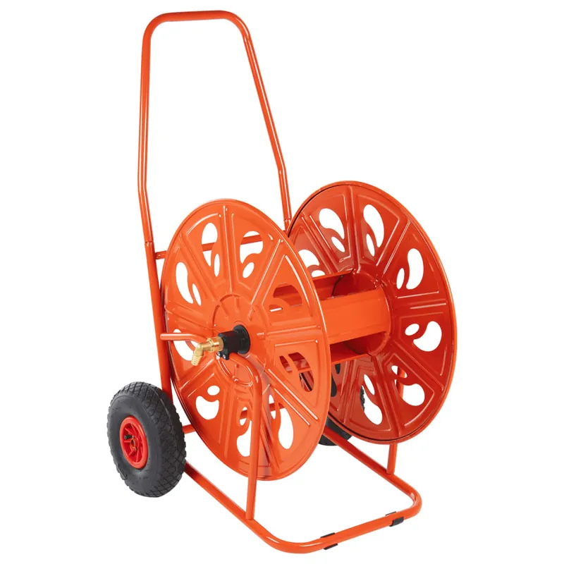 vidaXL Carrello Avvolgitubo per Tubo Flessibile 140 m 3/4" in Acciaio Exclusieve Aanbieding