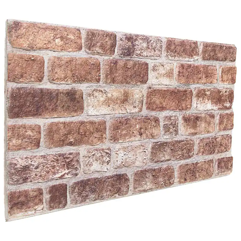Alleen Vandaag vidaXL Pannelli da parete 10 pcs Marrone 100 x 50 cm Schiuma EPS