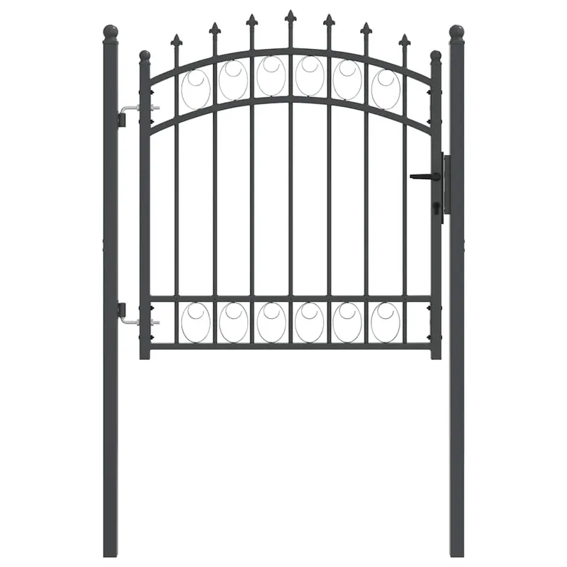 vidaXL Cancello della recinzione con punte EMMEN 100 x 100 cm Beperkt Aanbod